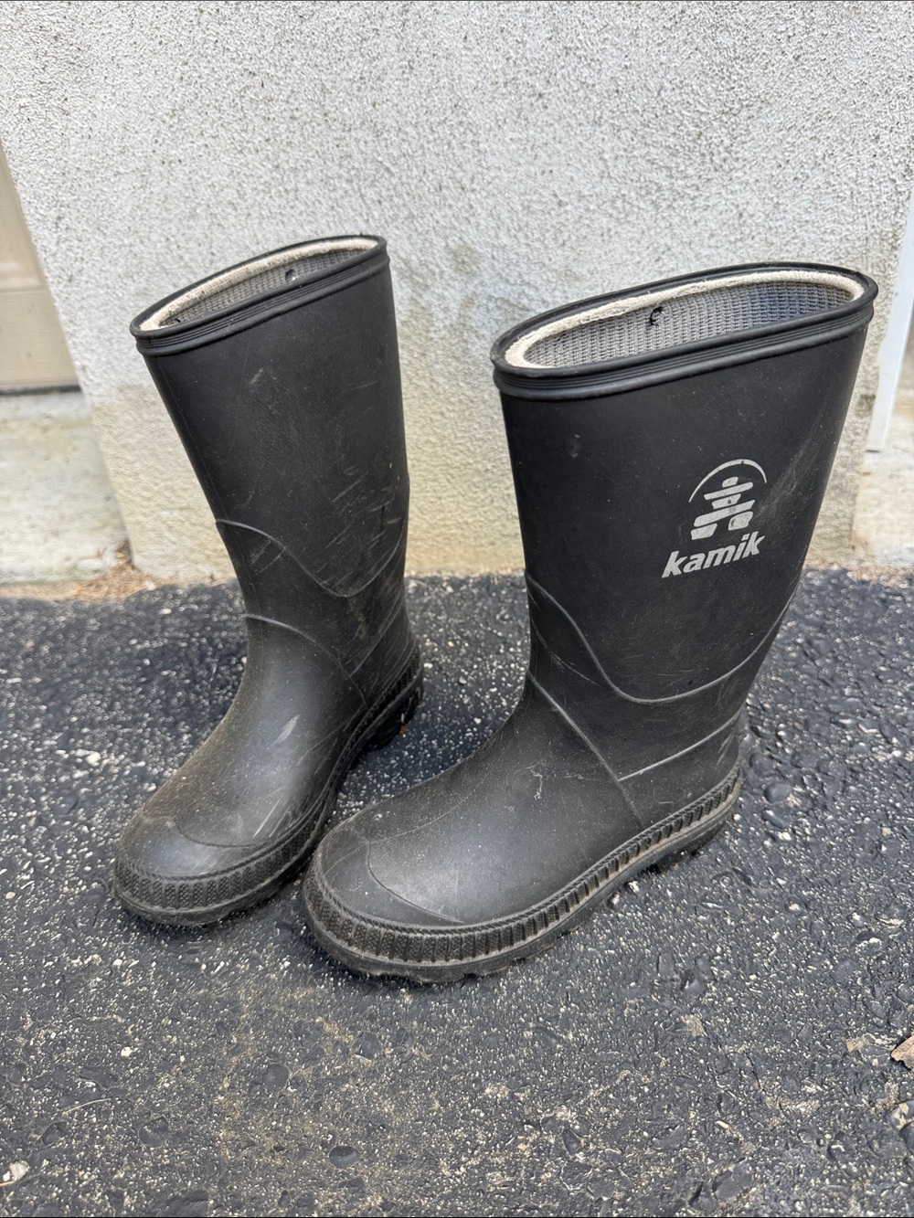Kamik Kids Black Waterproof Rain & Snow Boots